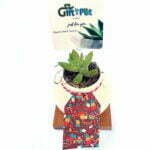 Cacti or Succulent in Chic Design Planter